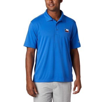 Columbia Muške Polo Majice - PFG Fish Series Plave | KVQO-12465